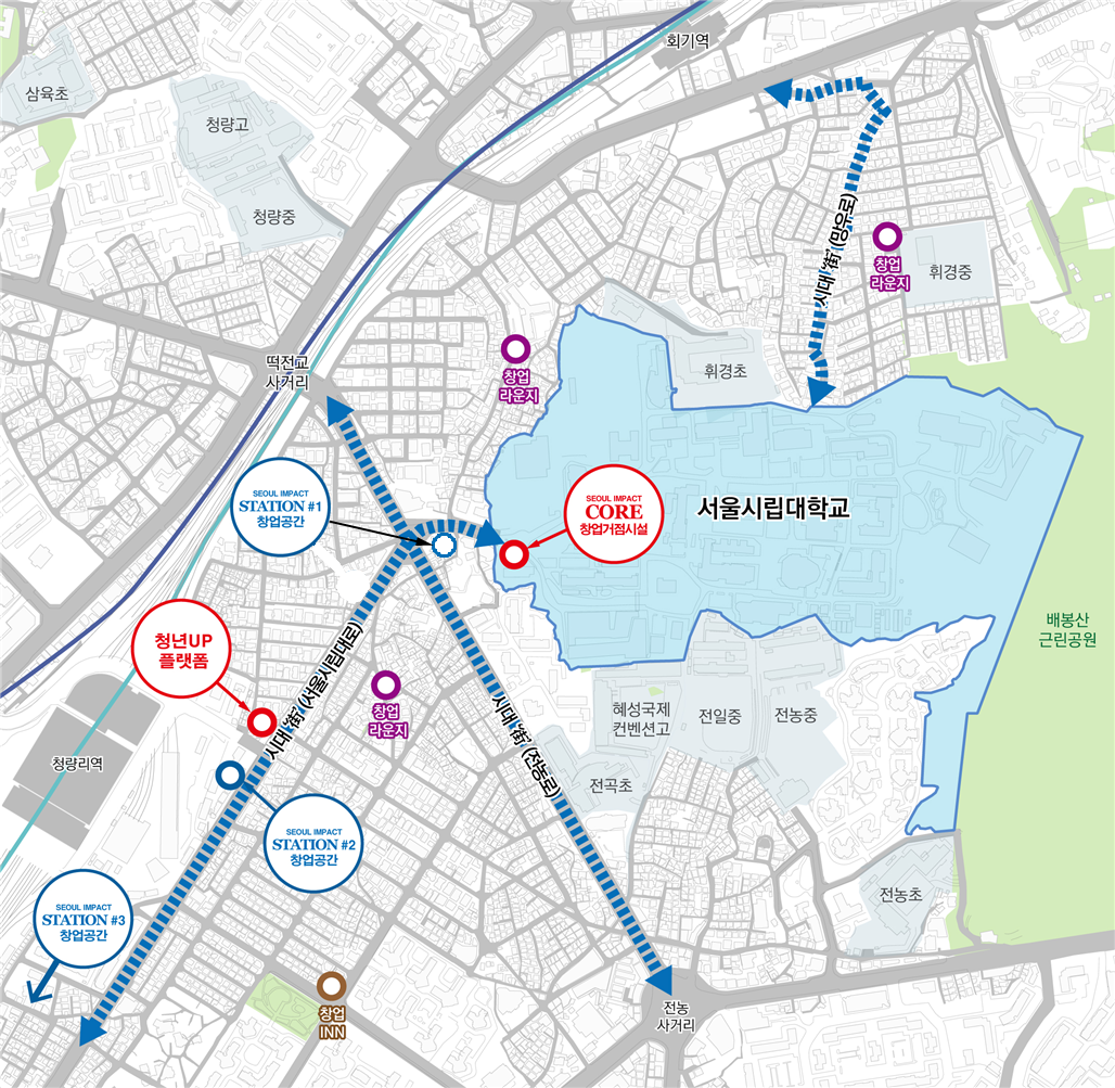 사업대상지 지도